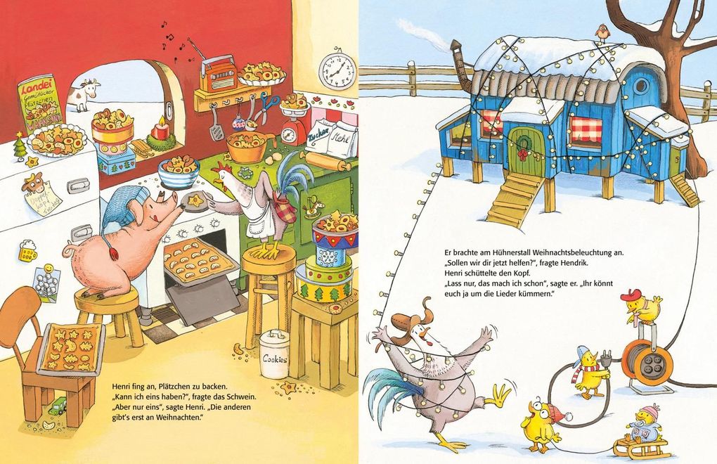 Weitere Ansicht: Henri und Henriette feiern Weihnachten | Cee Neudert