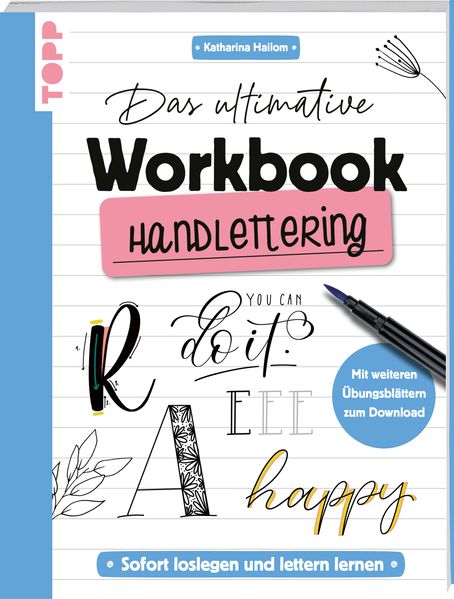 Produktbild: Das ultimative Workbook: Handlettering | Katharina Hailom