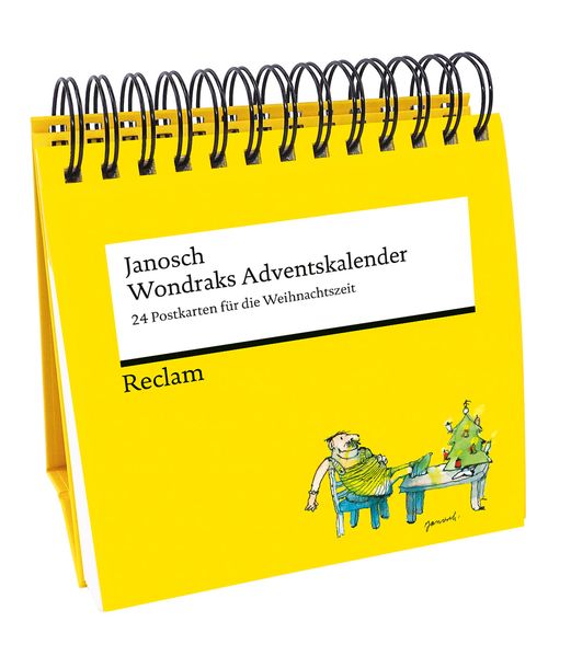 Produktbild: Wondraks Adventskalender. 24 Postkarten für die Weihnachtszeit | Janosch