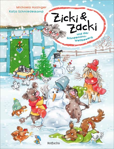 Produktbild: Zicki & Zacki und der Schneemann-Wettbewerb | Michaela Holzinger