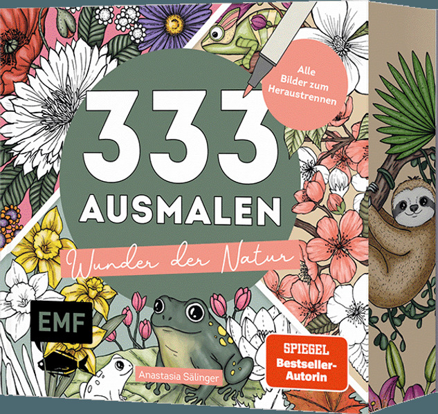 Produktbild: 333 Ausmalen - Wunder der Natur | Anastasia Sälinger