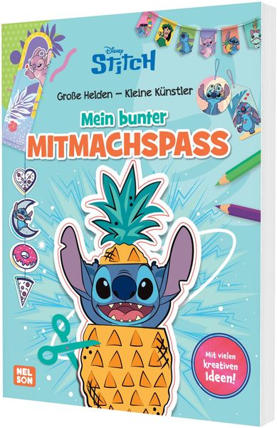 Produktbild: Disney Kreative Beschäftigung: Stitch: Mein bunter Mitmachspaß