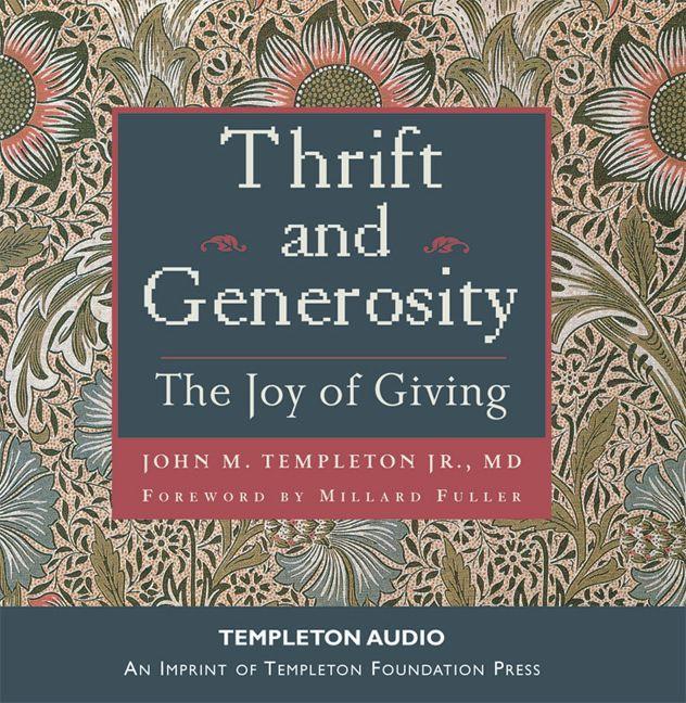 Produktbild: Thrift & Generosity | John M Templeton