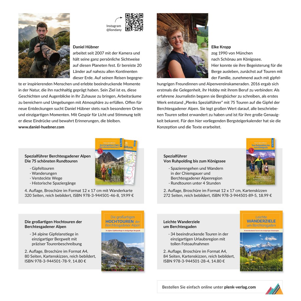 Weitere Ansicht: Berchtesgadener Bergsteigerkalender 2027 | Daniel