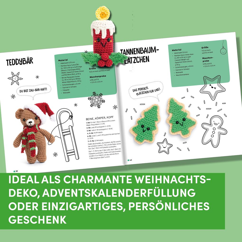 Weitere Ansicht: Kawaii Häkel Weihnachten | Melissa Bradley-Vatcher