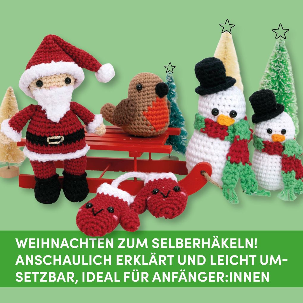 Weitere Ansicht: Kawaii Häkel Weihnachten | Melissa Bradley-Vatcher
