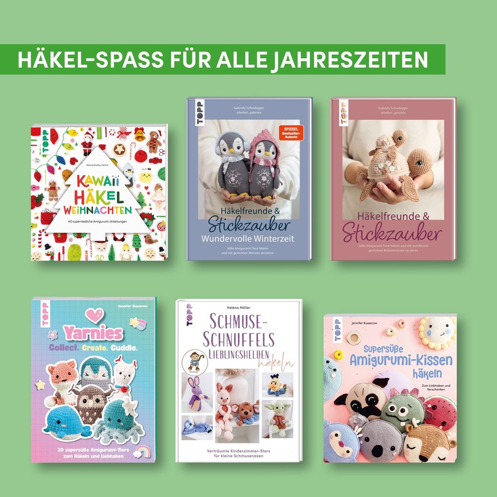 Weitere Ansicht: Kawaii Häkel Weihnachten | Melissa Bradley-Vatcher