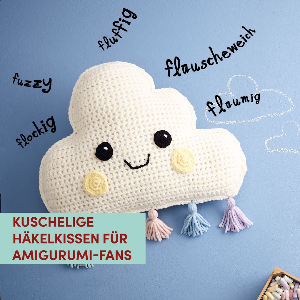 Weitere Ansicht: Supersüße Amigurumi-Kissen häkeln | Jennifer Stiller