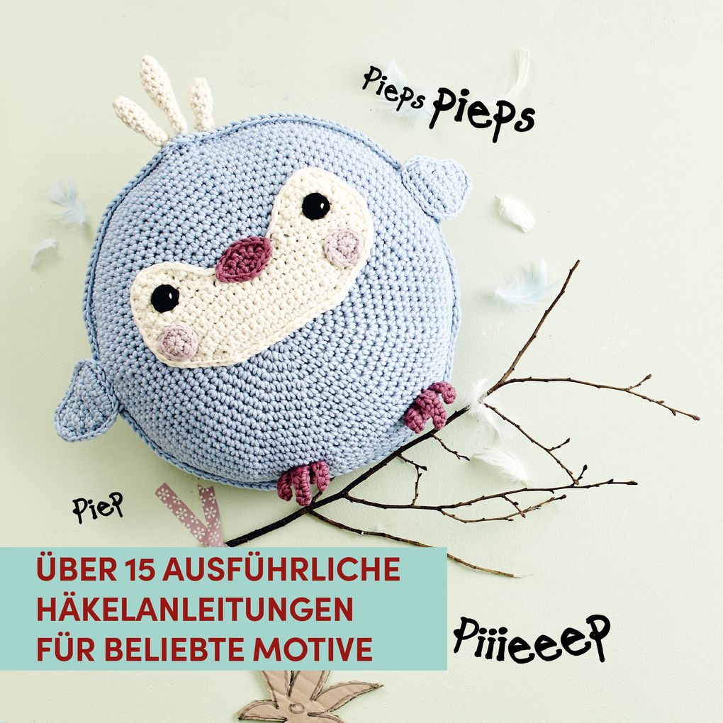 Weitere Ansicht: Supersüße Amigurumi-Kissen häkeln | Jennifer Stiller