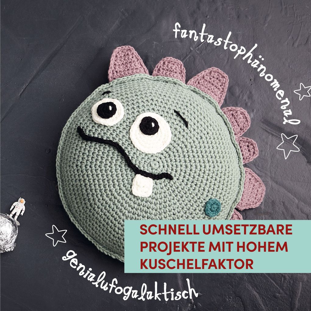 Weitere Ansicht: Supersüße Amigurumi-Kissen häkeln | Jennifer Stiller