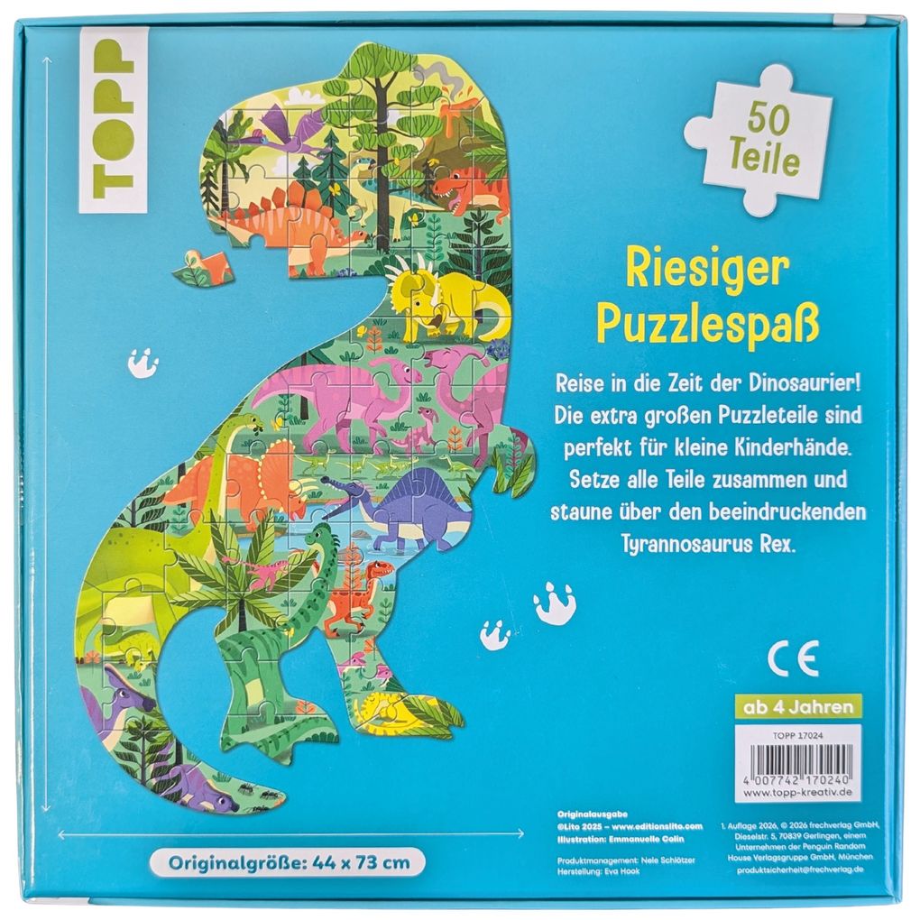 Weitere Ansicht: Dinosaurier XXL-Formpuzzle | Emmanuelle Colin