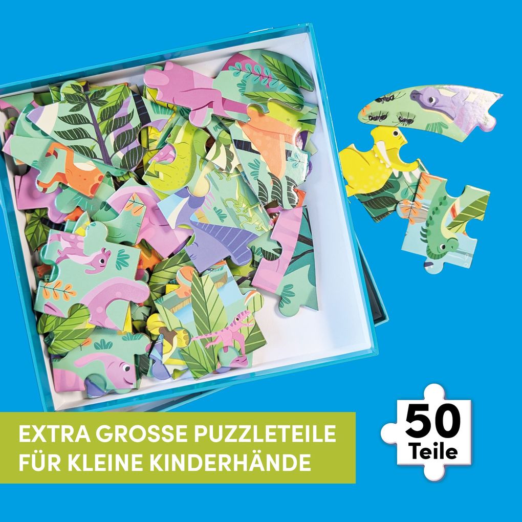 Weitere Ansicht: Dinosaurier XXL-Formpuzzle | Emmanuelle Colin