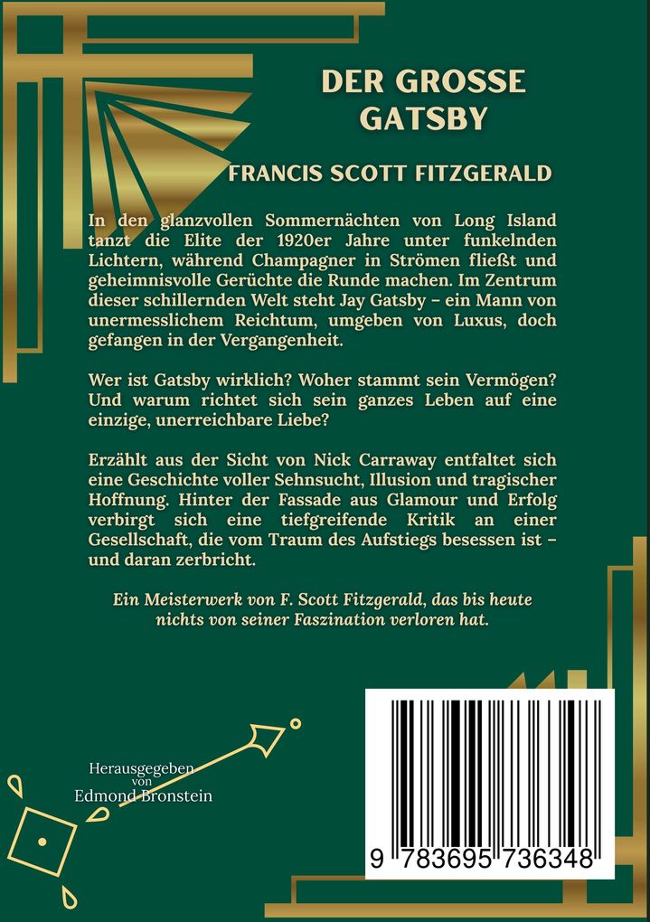 Weitere Ansicht: Der große Gatsby | Francis Scott Fitzgerald