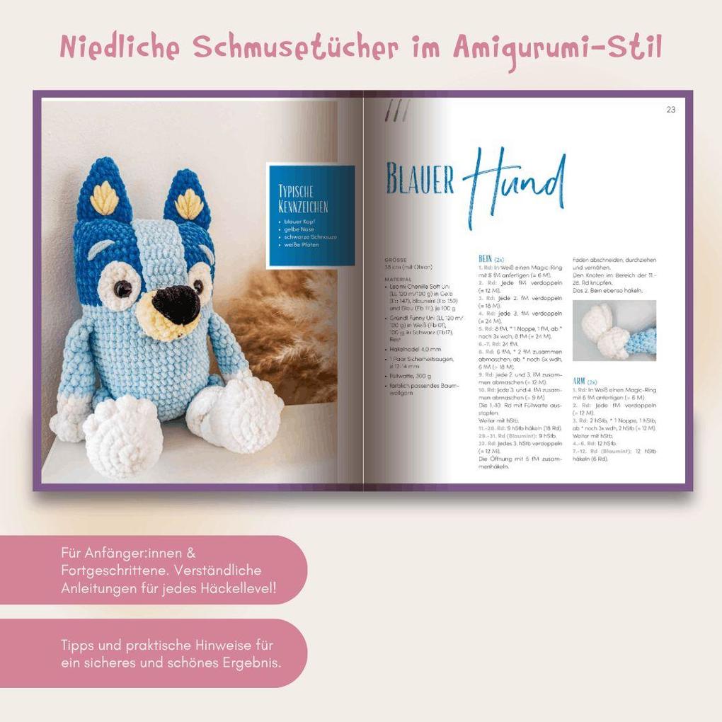 Weitere Ansicht: Schmuse-Schnuffels Lieblingshelden häkeln | Helena Möller