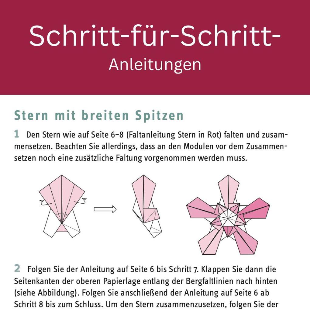 Weitere Ansicht: Zarte Origamisterne (kreativ.kompakt.) | Tomoko Fuse