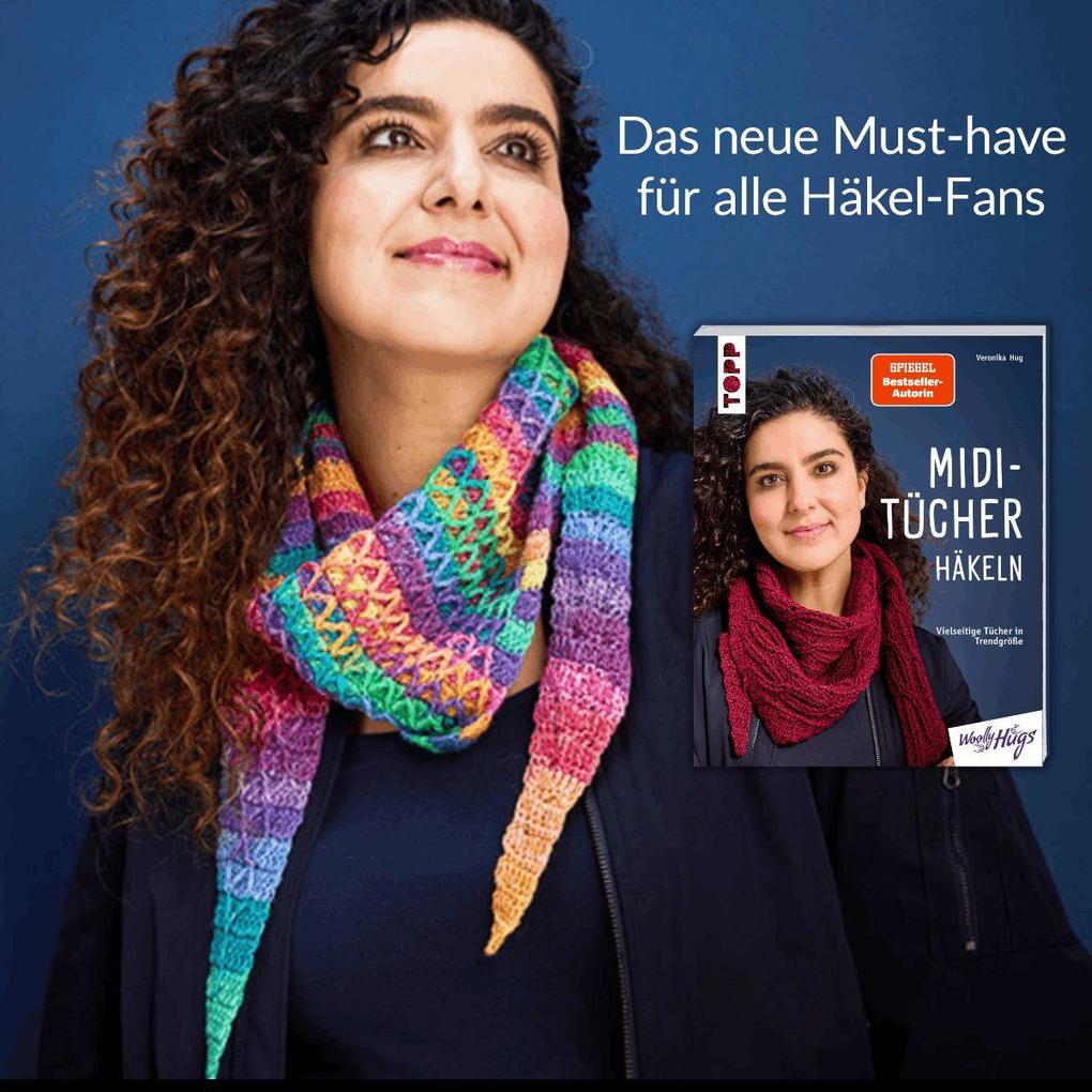 Weitere Ansicht: Midi-Tücher häkeln (kreativ.kompakt.) | Veronika Hug