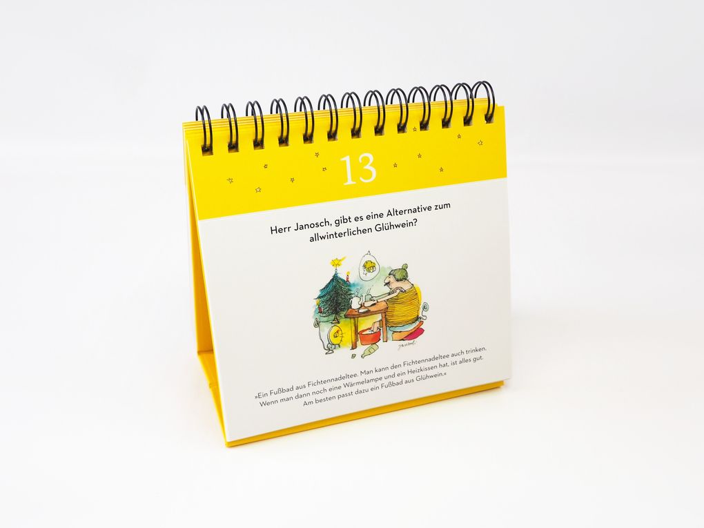 Weitere Ansicht: Wondraks Adventskalender. 24 Postkarten für die Weihnachtszeit | Janosch