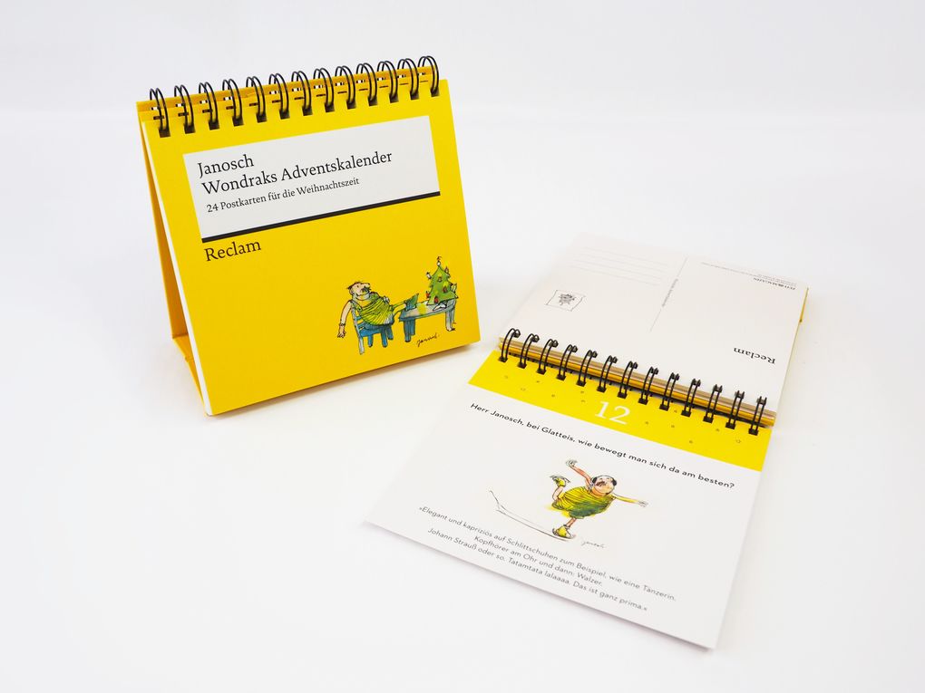 Weitere Ansicht: Wondraks Adventskalender. 24 Postkarten für die Weihnachtszeit | Janosch