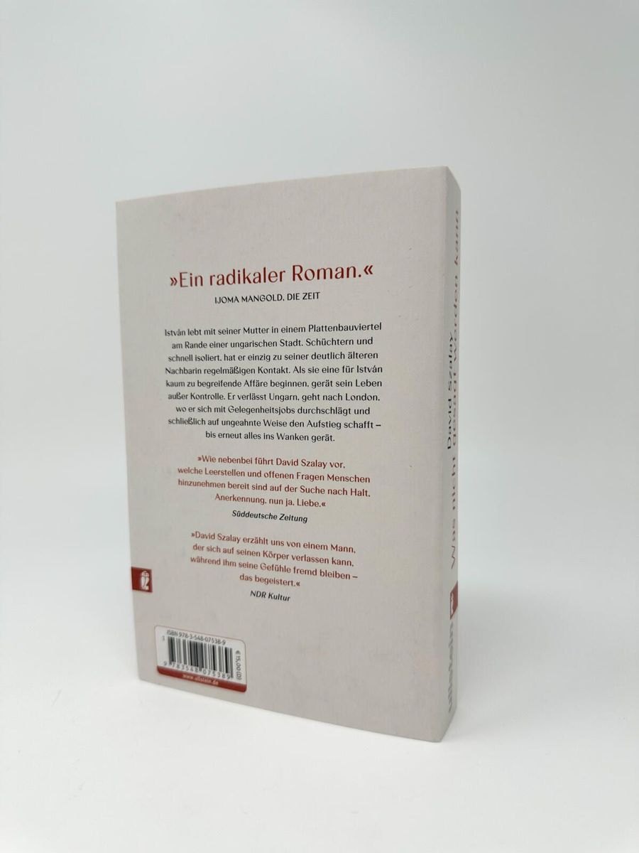 Weitere Ansicht: Was nicht gesagt werden kann | David Szalay