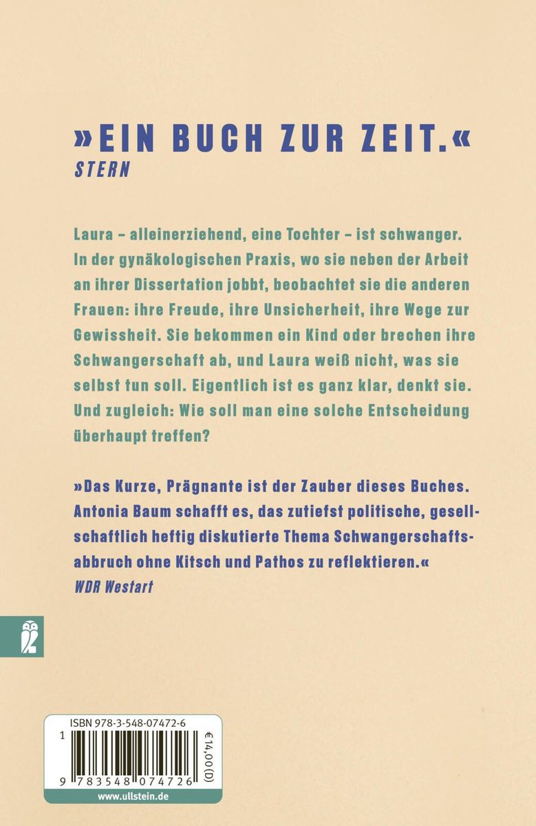 Weitere Ansicht: Achte Woche | Antonia Baum
