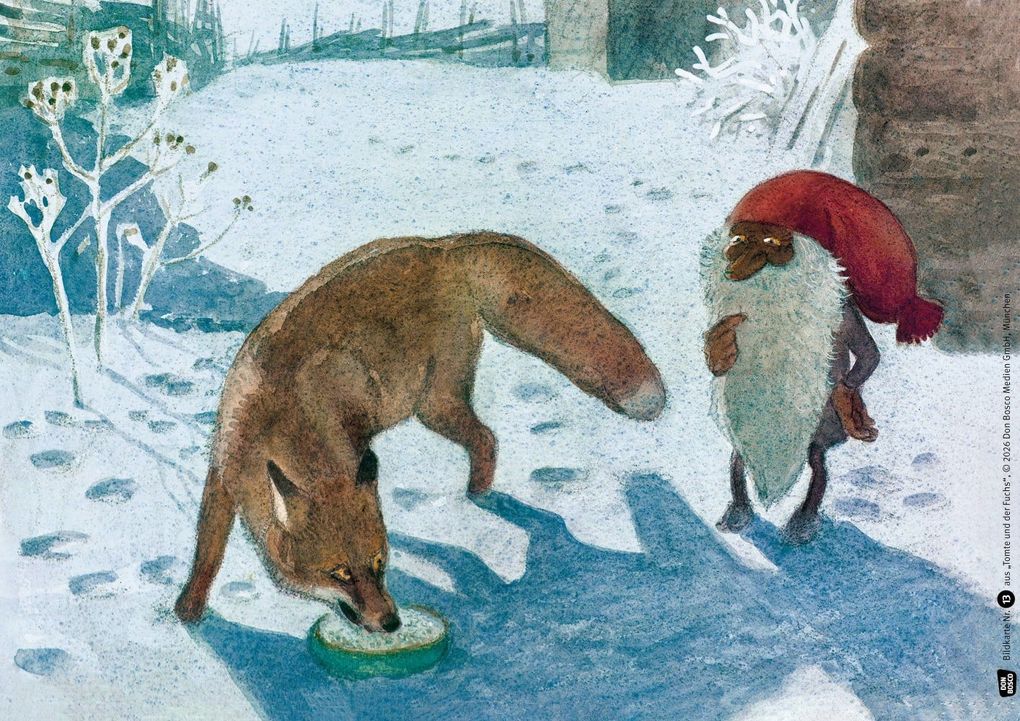 Weitere Ansicht: Tomte und der Fuchs. Kamishibai Bildkartenset | Astrid Lindgren