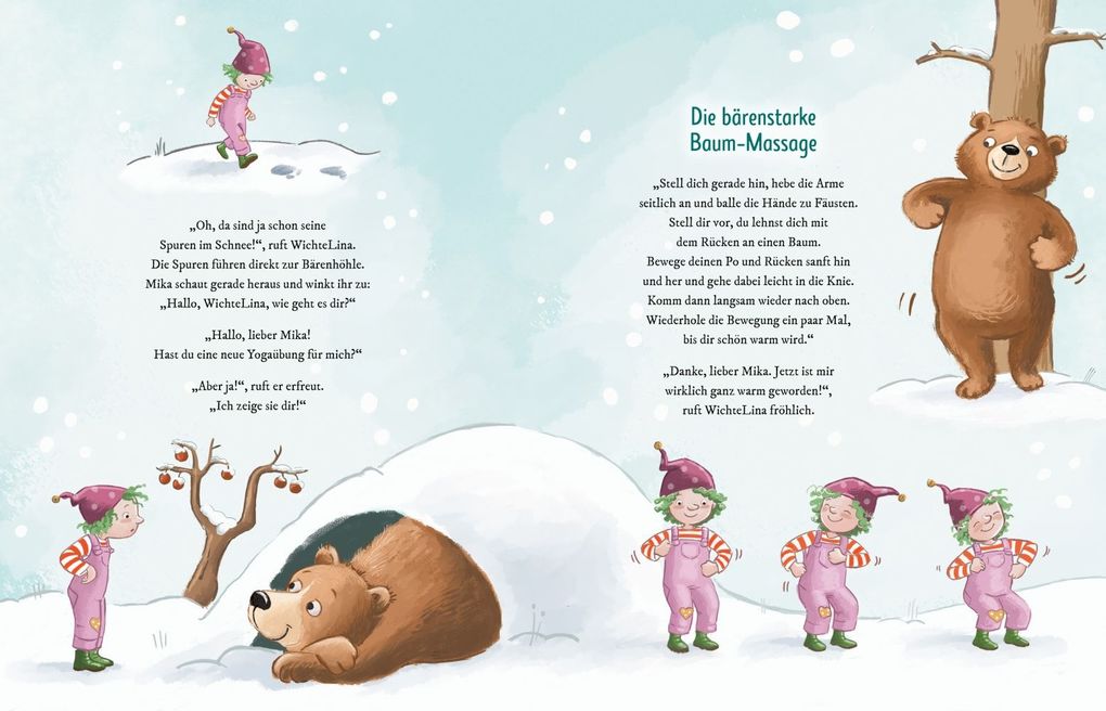 Weitere Ansicht: Wichtel-Yoga im Winterwald. Bilderbuch | Gabriele Pohl