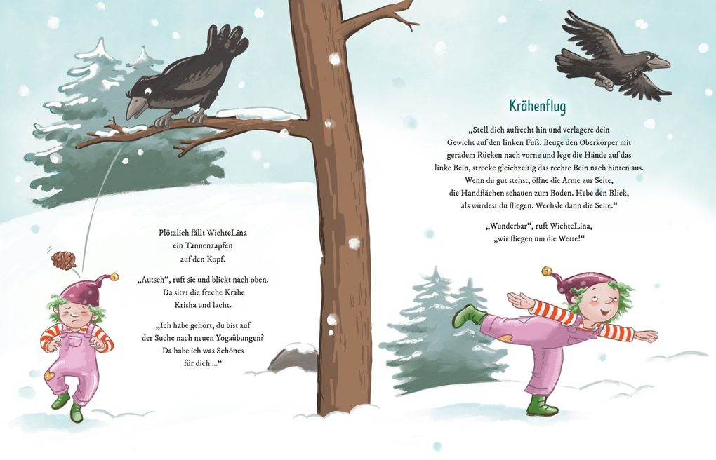 Weitere Ansicht: Wichtel-Yoga im Winterwald. Bilderbuch | Gabriele Pohl