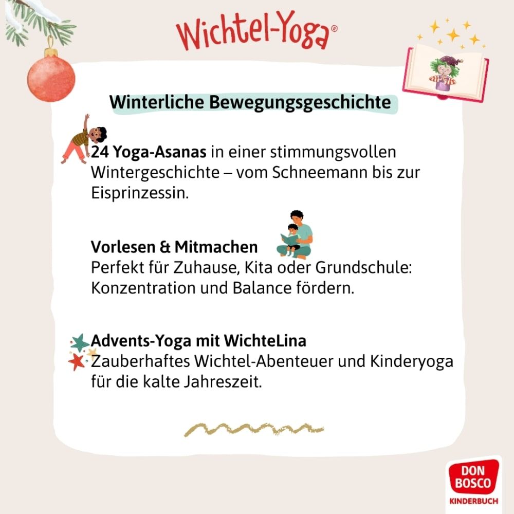 Weitere Ansicht: Wichtel-Yoga im Winterwald. Bilderbuch | Gabriele Pohl