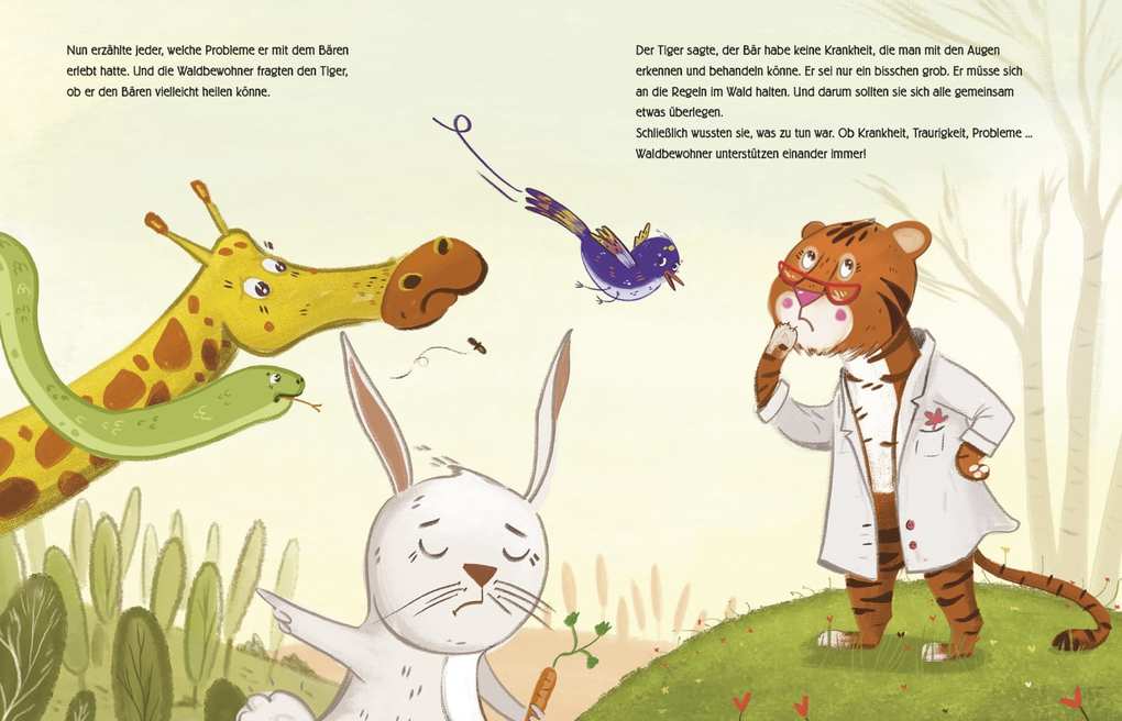 Weitere Ansicht: Hilfe, Tiger! Bilderbuch | Özge Bahar Sunar