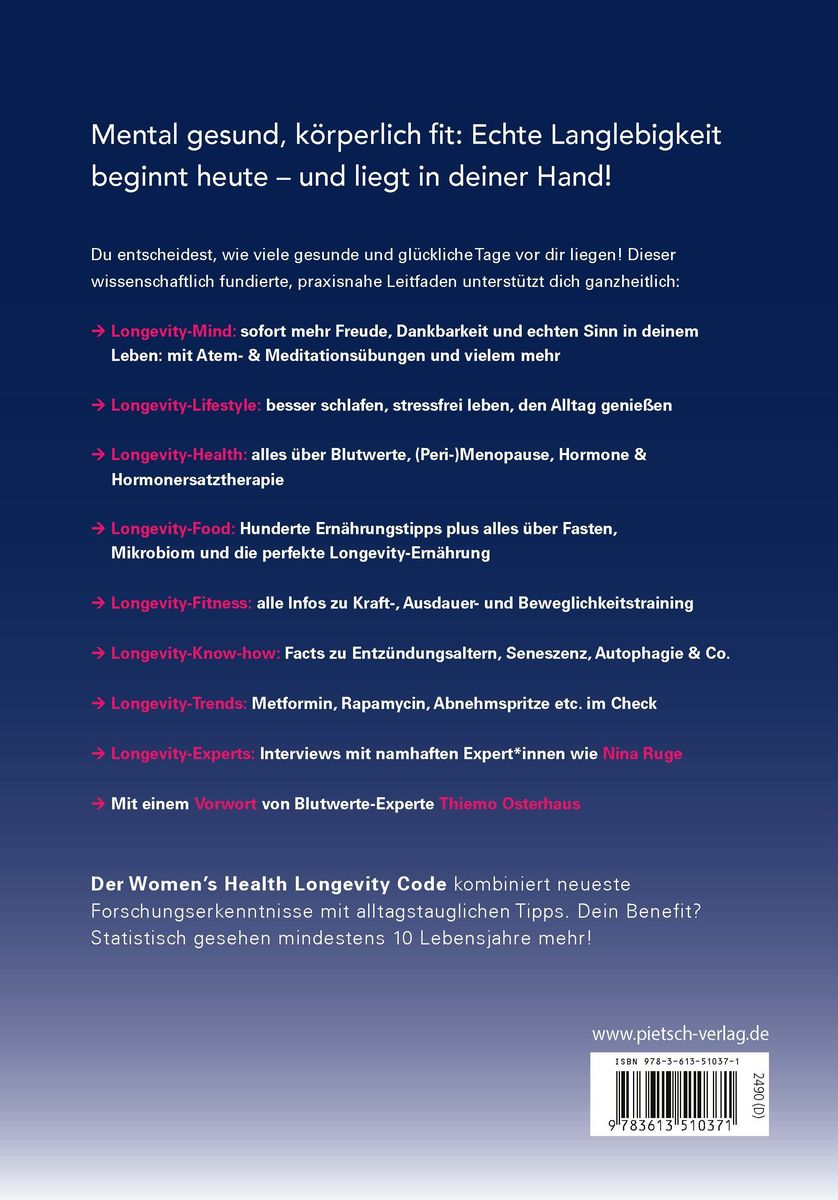Weitere Ansicht: Der Women's Health Longevity-Code | Oliver Bertram