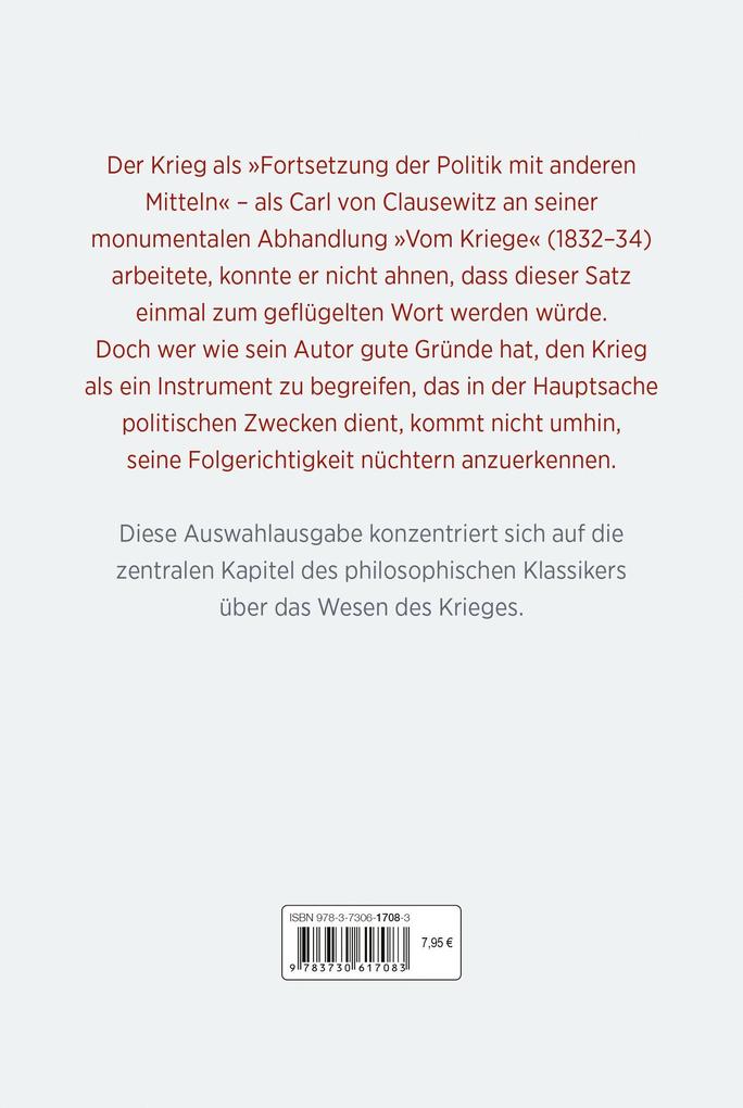 Weitere Ansicht: Vom Kriege | Carl von von Clausewitz