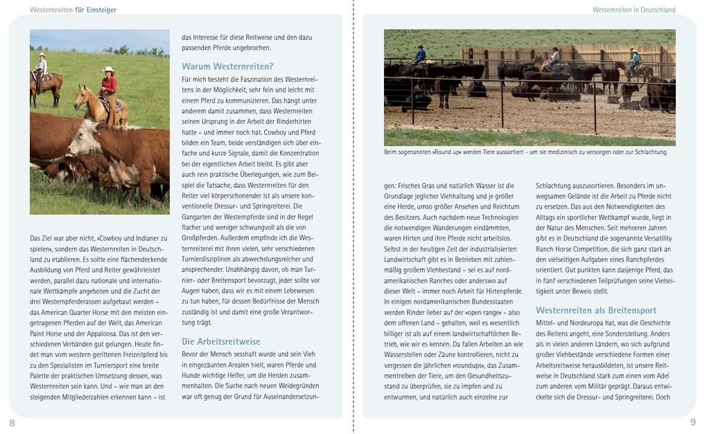 Weitere Ansicht: Westernreiten für Einsteiger | Ute Holm-Schäuble, Carola Steen
