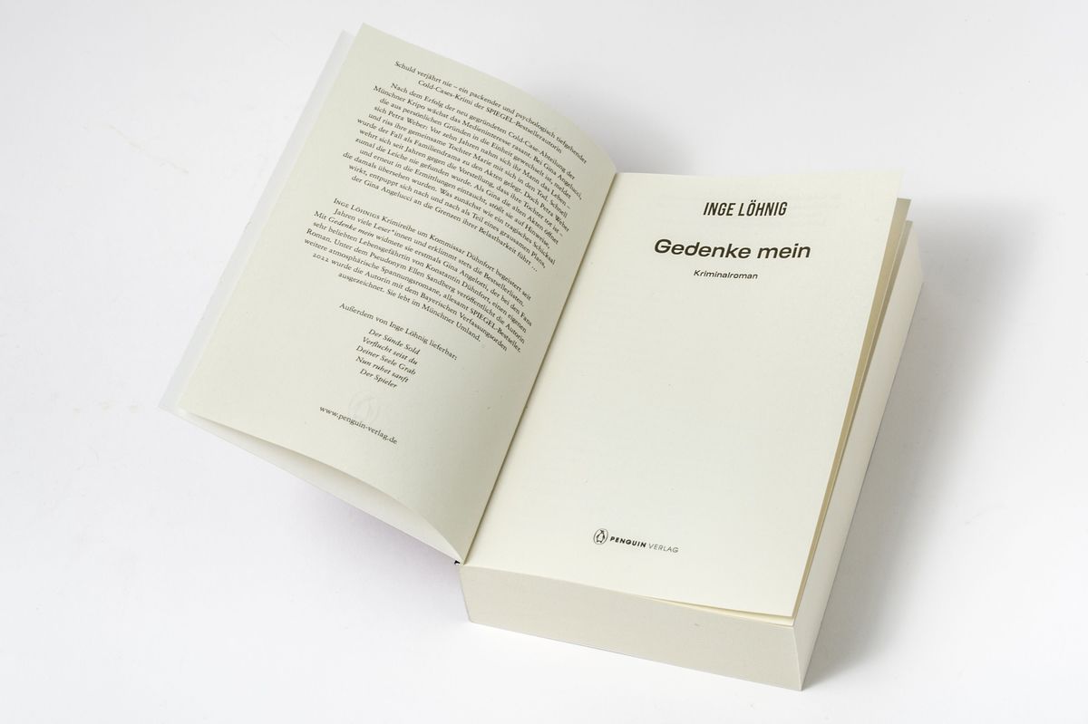 Weitere Ansicht: Gedenke mein | Inge Löhnig