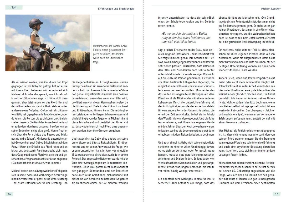 Weitere Ansicht: Reiten mit Lebenserfahrung | Gerda Dillmann, Gesche Neusel