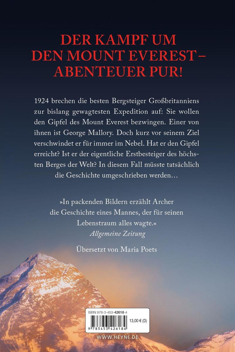 Weitere Ansicht: Berg der Legenden | Jeffrey Archer