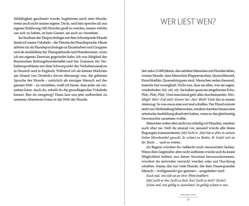 Weitere Ansicht: Ich weiß, was Du mir sagen willst | Stephanie Lang von Langen, Shirley Michaela Seul