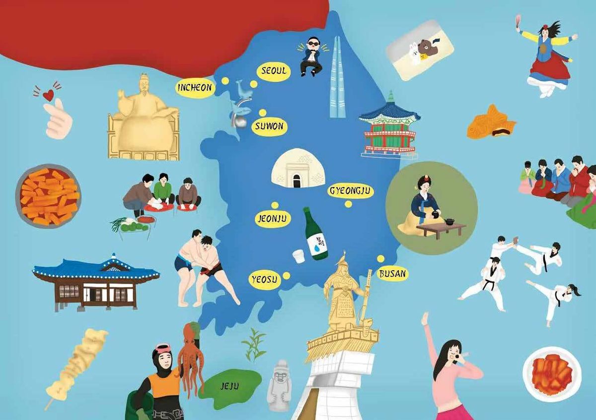 Weitere Ansicht: Korea. Der illustrierte Guide | Anna Mazzonetto
