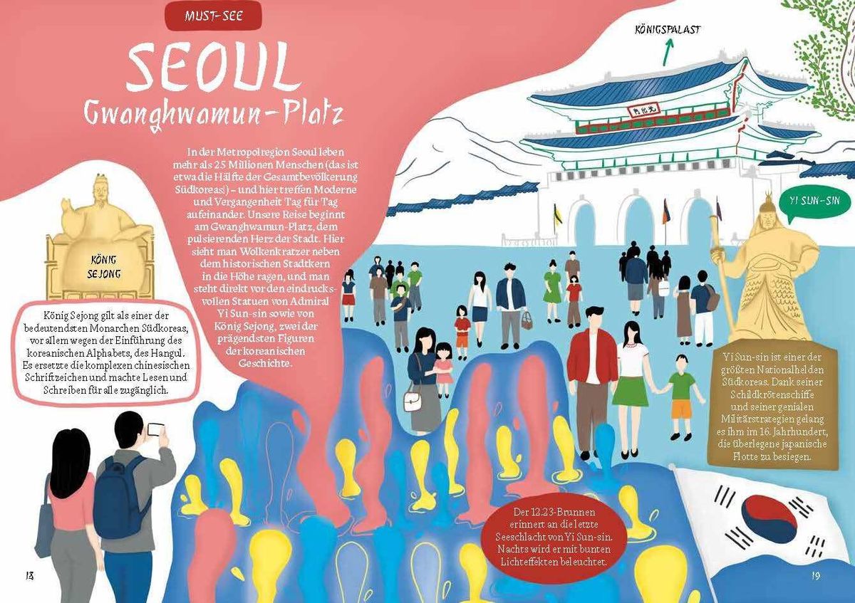 Weitere Ansicht: Korea. Der illustrierte Guide | Anna Mazzonetto