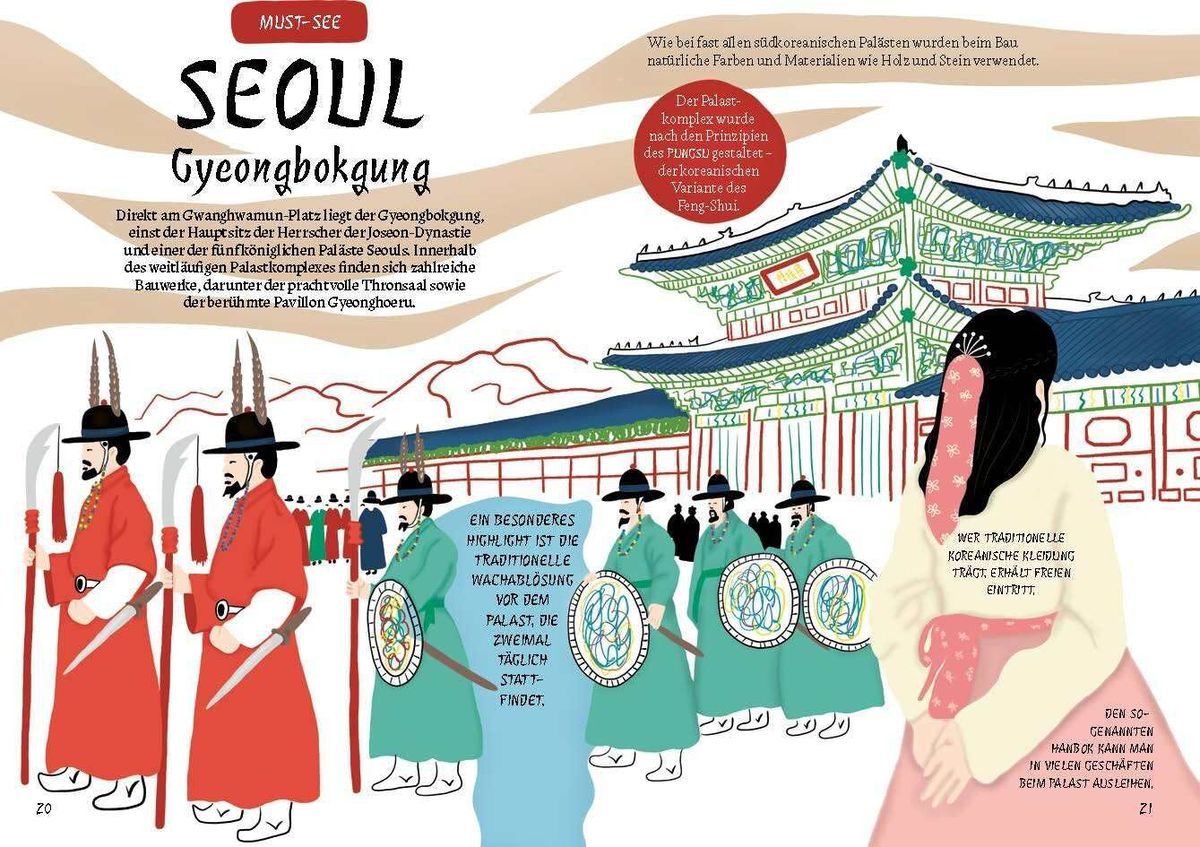 Weitere Ansicht: Korea. Der illustrierte Guide | Anna Mazzonetto