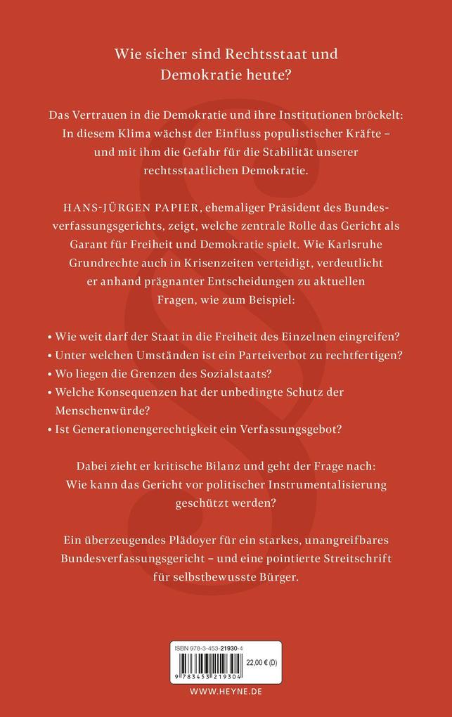 Weitere Ansicht: Unantastbar | Hans-Jürgen Papier