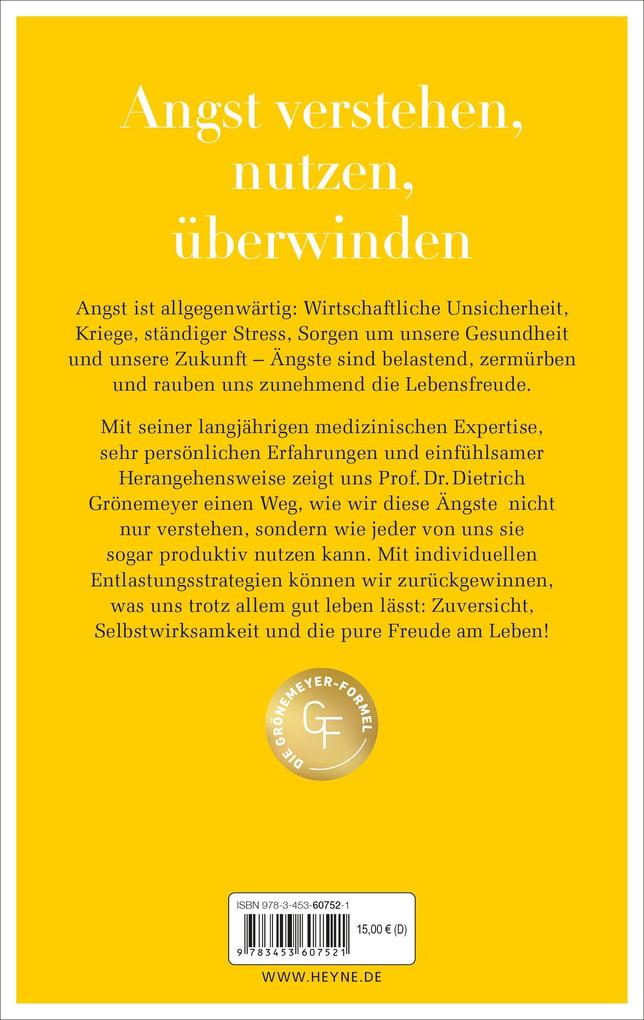 Weitere Ansicht: Leben ohne Angst | Dietrich Grönemeyer
