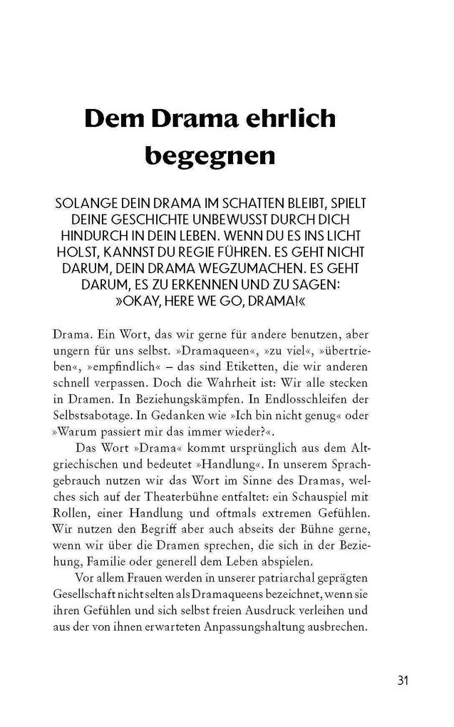 Weitere Ansicht: Umarme dein Drama | Juliane Steffen
