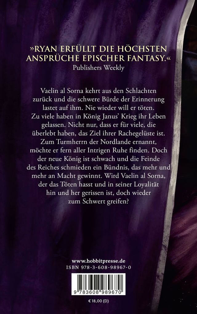 Weitere Ansicht: Der Herr des Turmes | Anthony Ryan