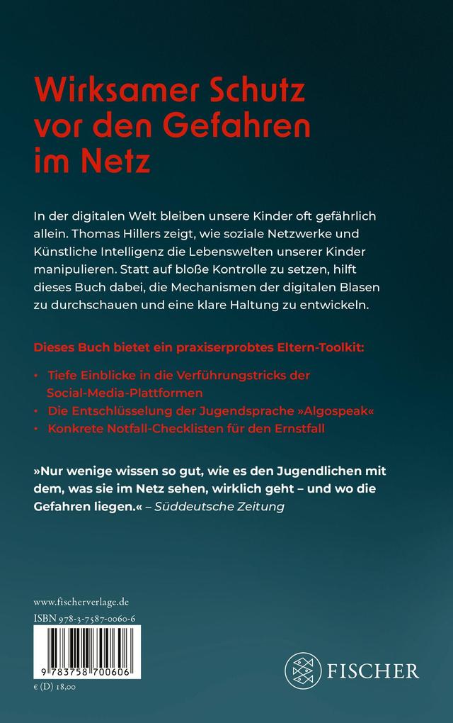 Weitere Ansicht: Die Social-Media-Sprechstunde. Was unsere Kinder online erleben und wie wir sie schützen | Thomas Hillers