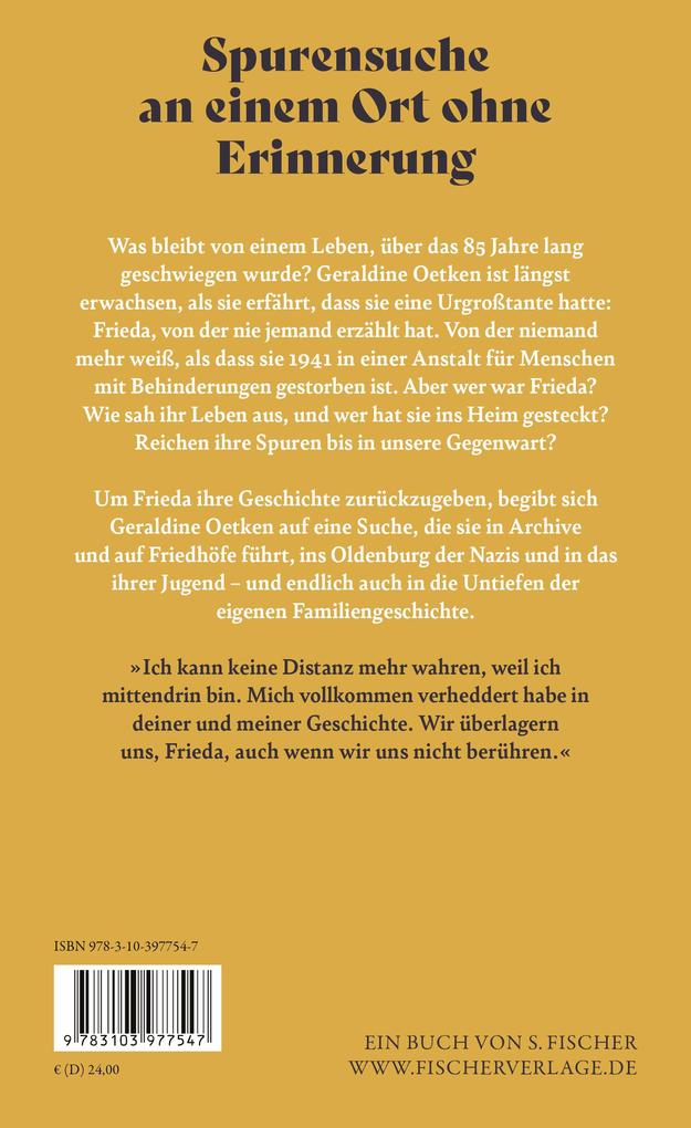 Weitere Ansicht: Frieda | Geraldine Oetken