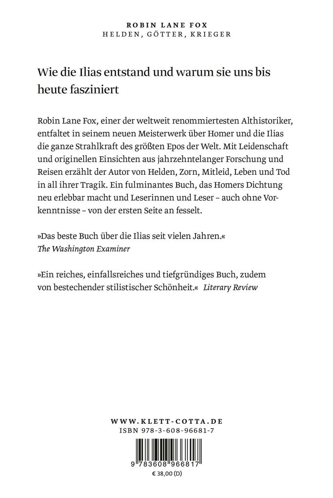 Weitere Ansicht: Helden, Götter, Krieger | Robin Lane Fox