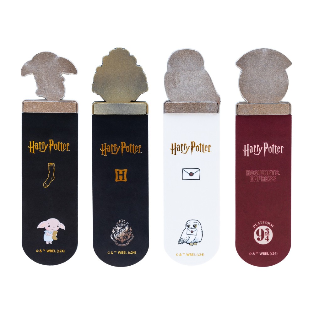 Weitere Ansicht: Harry Potter 4er Lesezeichen-Set mit Emaille-Anhängern