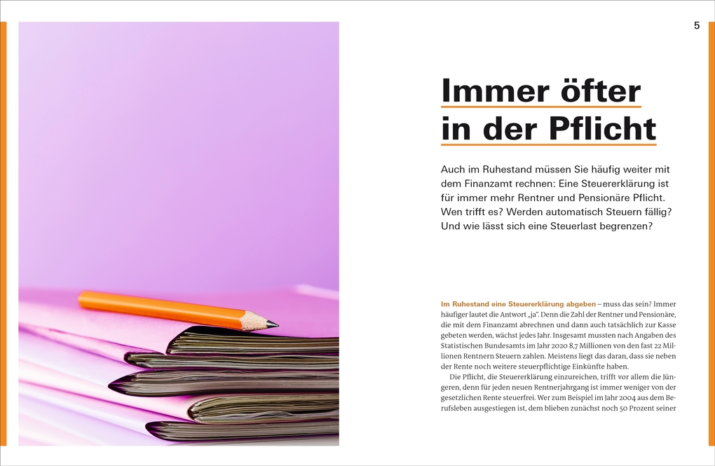 Weitere Ansicht: Steuererklärung 2026/2027 - Rentner, Pensionäre | Udo Reuß