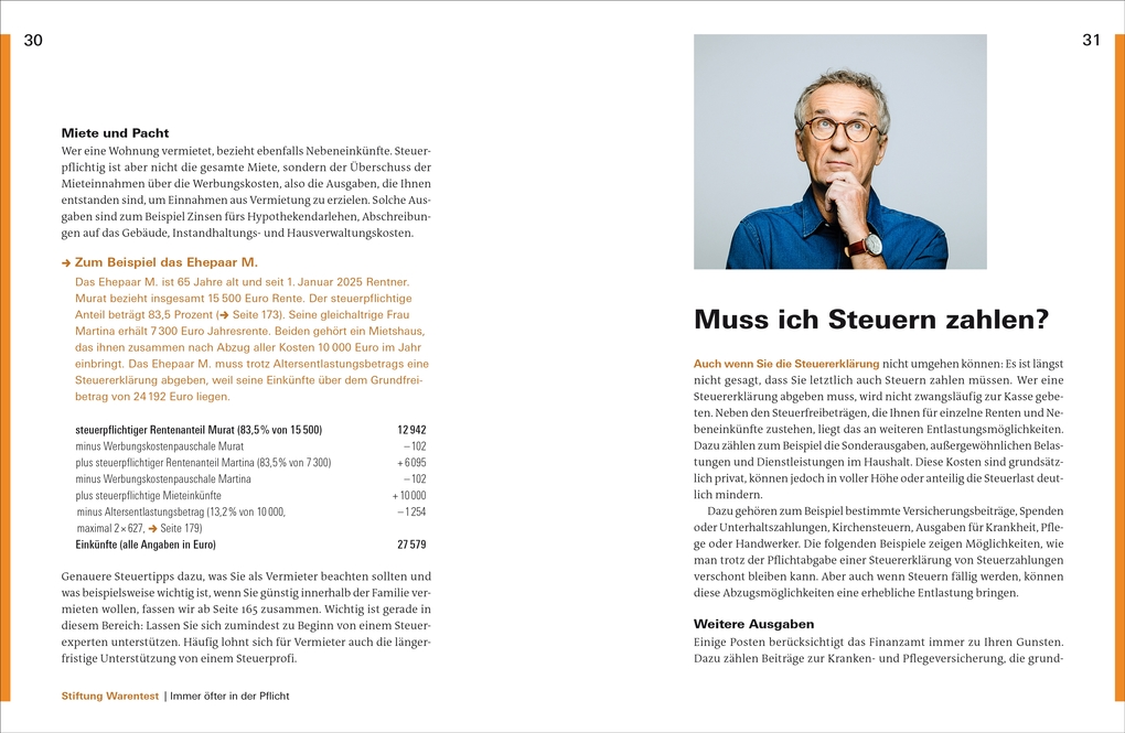 Weitere Ansicht: Steuererklärung 2026/2027 - Rentner, Pensionäre | Udo Reuß