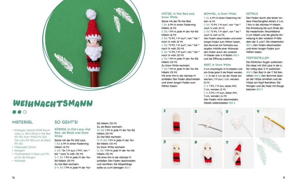 Weitere Ansicht: Amigurumi Pen Friends - Colorful Christmas | Elham Ghasemi